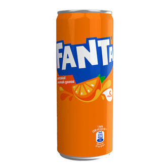 Fanta Portakal Kutu 330 ml 24'lü
